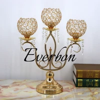 10pcs metal flower vases gold candle holders hollow wedding table centerpieces candelabra flower rack road lead party decoration
