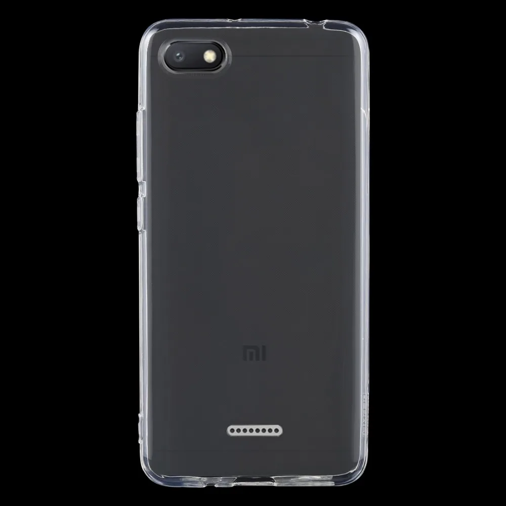 Для Xiaomi 6A противоударный прозрачный ТПУ защитный портативный смартфон задняя