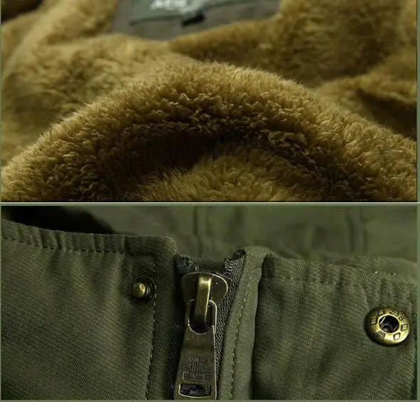 Роскошная брендовая зимняя парка для мужчин 2018 Повседневная Военная куртка с