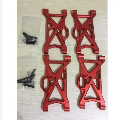 Подвесной рычаг из сплава CNC Area rc для losi DBXL e desert buggy XL красный/серебристый