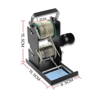 Двухслойная стойка для припоя и проводов, подставка для оловянной проволоки, Сварочная стандартная Многофункциональная подставка для паяльника