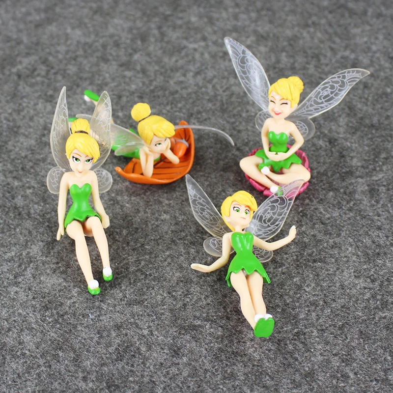 4 шт. красивые игрушки для девочек и ее друзей|figure toy|toys princesstinker bell |
