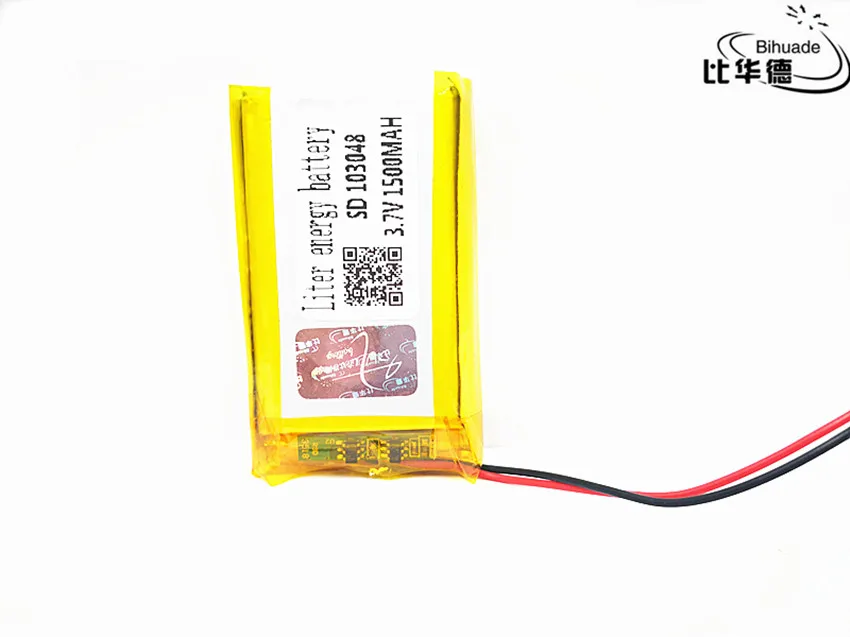 1/2/4Pcs 3.7V 1500mAh 103048 Rechargeable DIY Battery Lithium Polymer Batteries FOR DVD GPS MP3 MP4 BT SPEAKER POWER BANK E-book