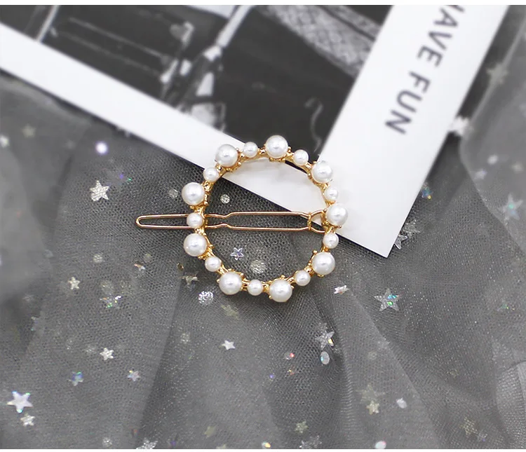 Заколки для волос с жемчугом женские в форме короны | Украшения и аксессуары