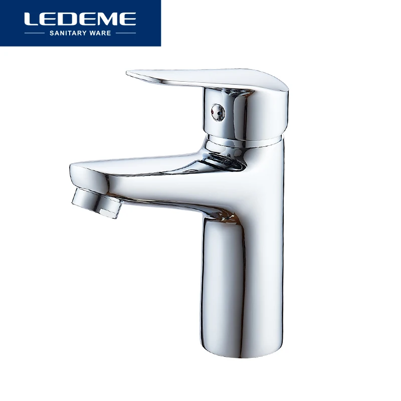 LEDEME Смеситель для умывальника латунь Цвет: хром L1051|bathroom basin faucet|basin faucetwater tap |