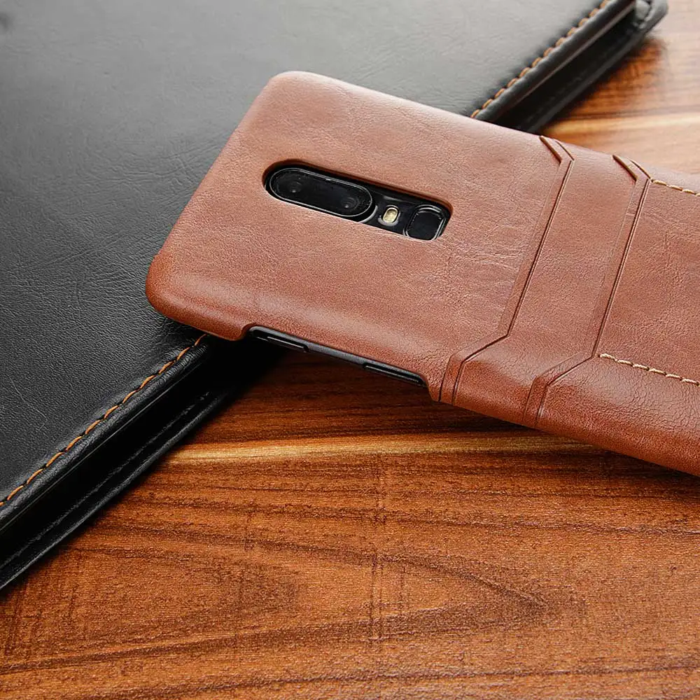 Чехол для телефона oneplus 6T 1+ 6 six one plus 6 Capa роскошный высококачественный кожаный чехол для oneplus 6 1+ 6t чехол с двойным отделением для карт