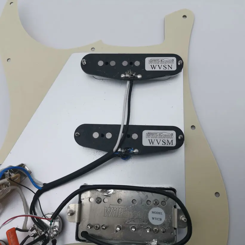 Wilkinson SSH Alnico Одиночная катушка пикапа Pickguard электропроводка подходит для гитара
