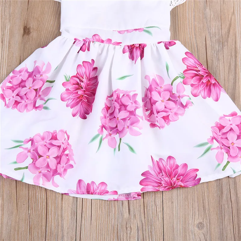 Детское цветочное платье pudcoco для маленьких девочек кружевное тюлевое