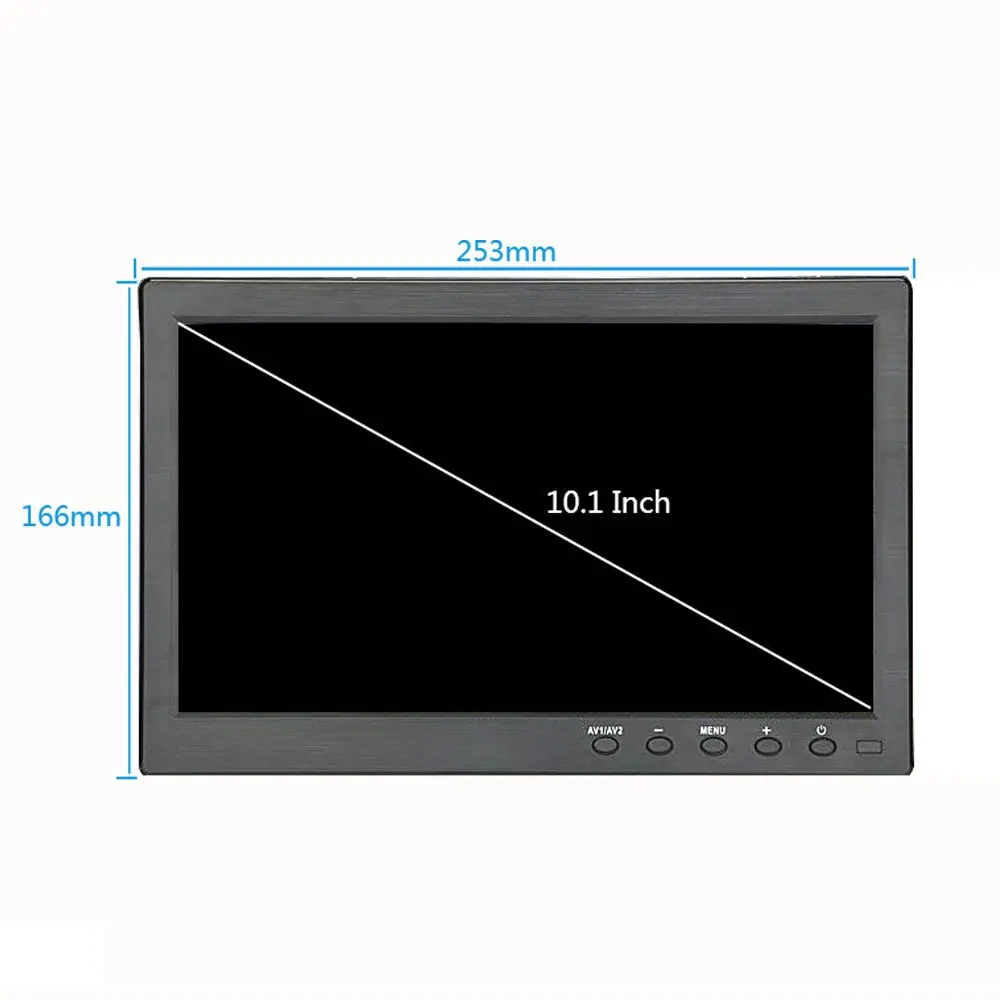 Новинка 10,1 дюймов ips 1920*1200 HD монитор портативный дисплей VGA HDMI USB BNC интерфейс для ПК игровой PS3/PS4 с bulid-динамиком