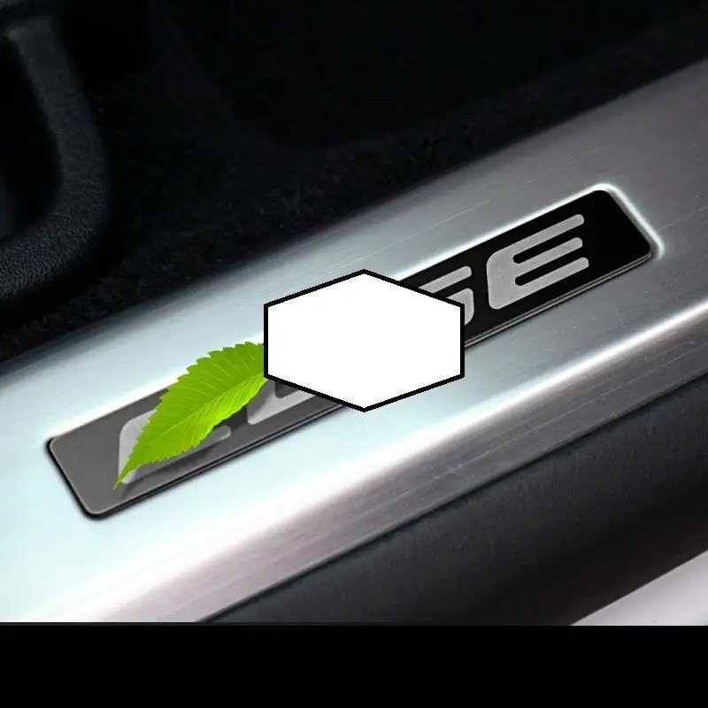 Rear Panels Foot Pedal Door Handle Automobile Modified Decorative Car Styling Sticker Strip Protecter 15 16 17 18 FOR Ford Edge |