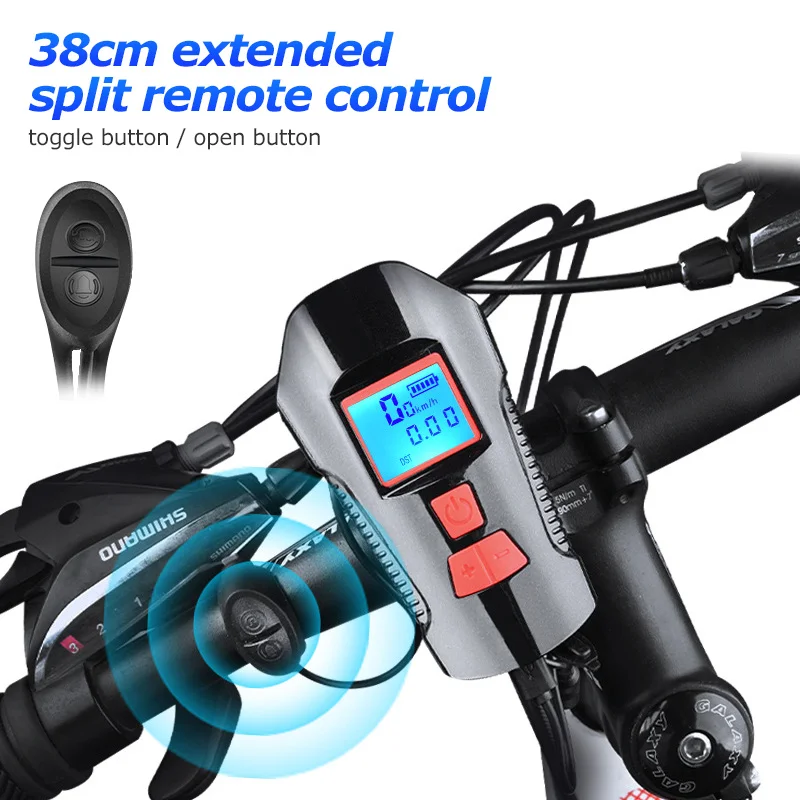 Велосипедный передний светильник водонепроницаемый USB зарядка MTB дорожный