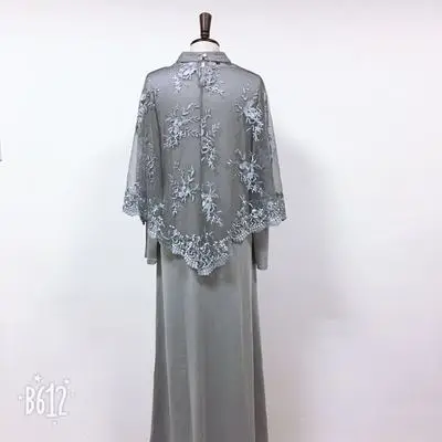 Исламская одежда Дубай мусульманское длинное кружевное платье женское с