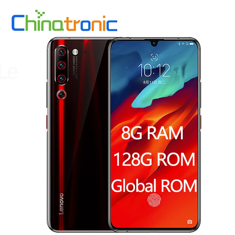 Lenovo Z6 Pro L78051 8 ГБ 128 Гб 4G FDD LTE Snapdragon 855 Восьмиядерный мобильный телефон 6 39 &quotFHD + 2340x1080