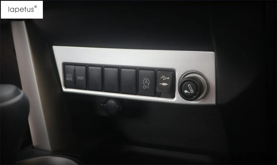 Lapetus аксессуары для Toyota Rav4 Rav 4 2016 2017 2018 кнопка переключателя прикуривателя панель