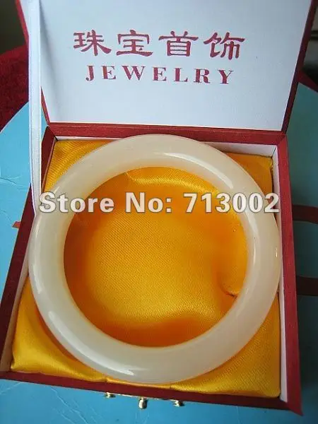 Крутой красивый китайский браслет цвета слоновой кости с нефритовым резным