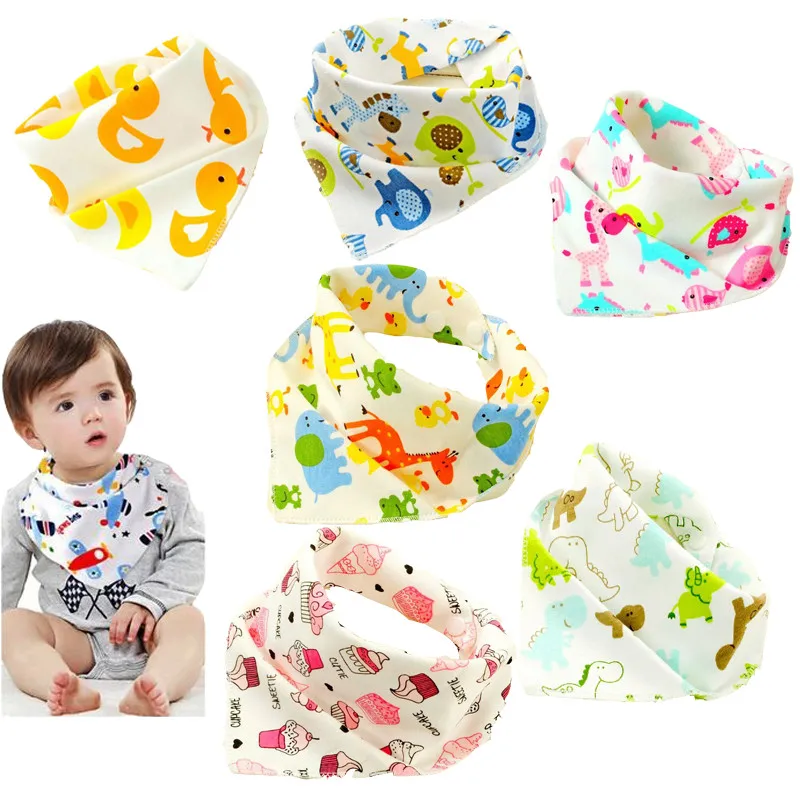 Нагрудник детский 100% хлопок 5 шт./лот треугольный головной платок Trk0004 | Детская