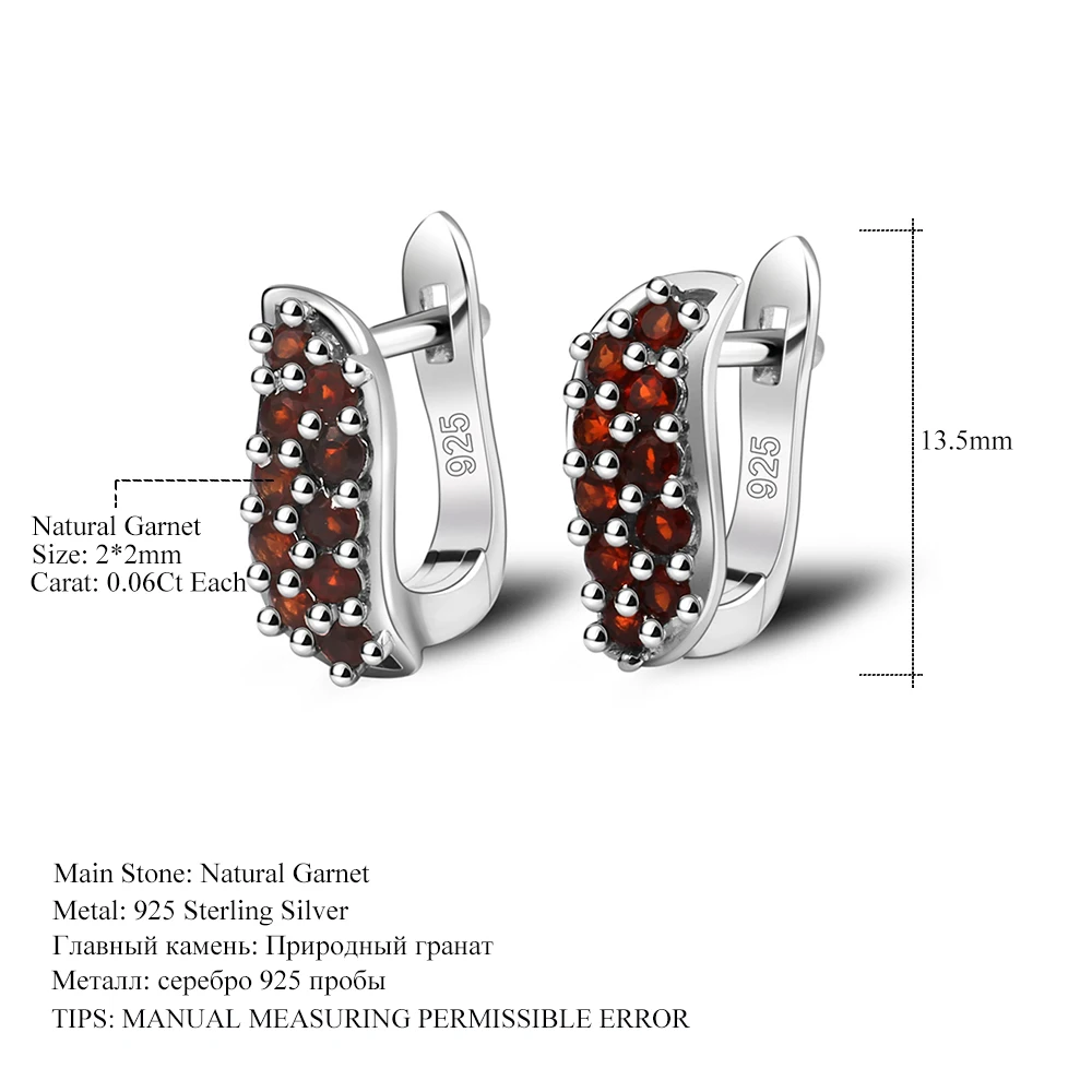 Женские серьги из серебра 925 пробы с гранатом|earring jacket|earrings forearrings for women |