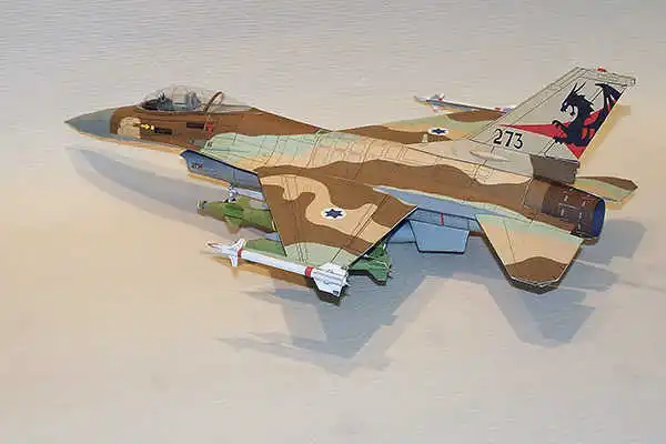 47 см 1:32 F-16A(блок 10) Самолет-истребитель Бумажная модель сборная игра-головоломка DIY детская игрушка