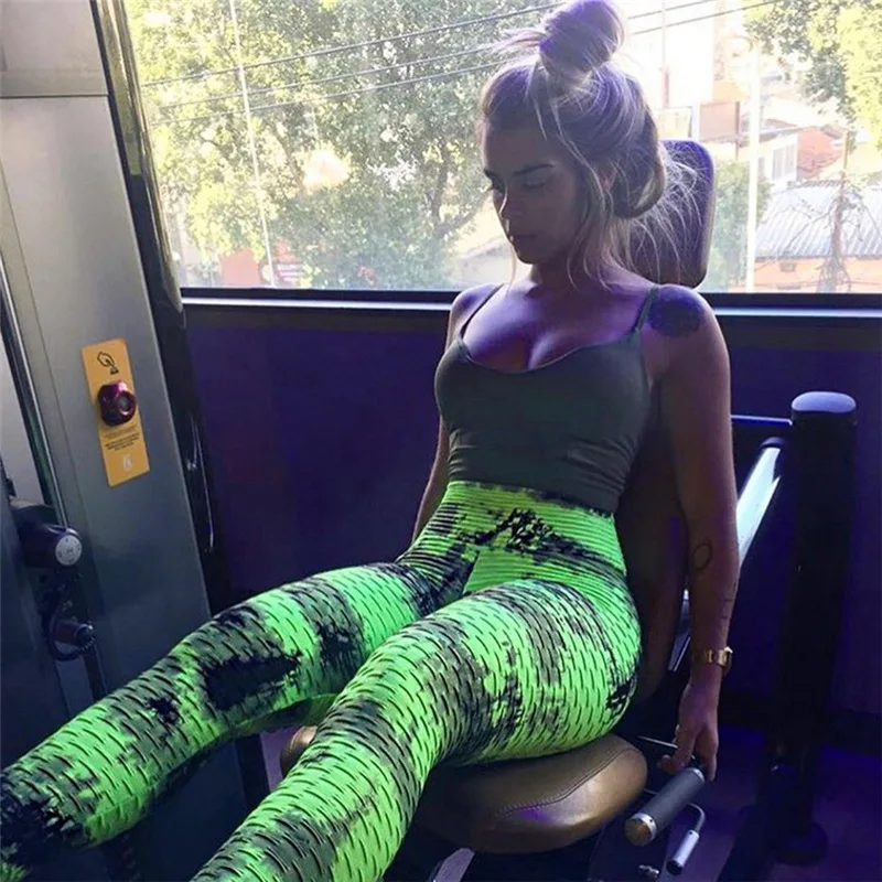 Maoxzon Женская граффити сексуальный тонкий Athleisure фитнес Bodycon брюки Летняя мода