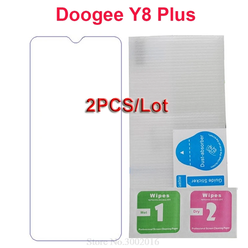 2 шт. Для Doogee Y8 Plus защита для экрана из закаленного стекла 9H закаленная Передняя