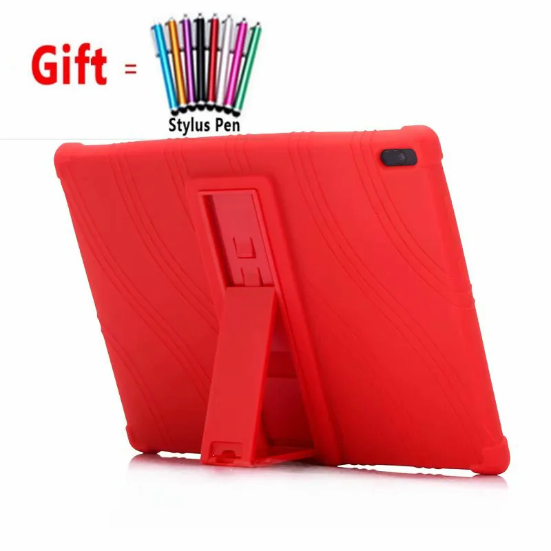 Силиконовый чехол подставка для tab4 10 plus X704L X704F Lenovo Tab 4 Plus TB n 1 &quot планшета +