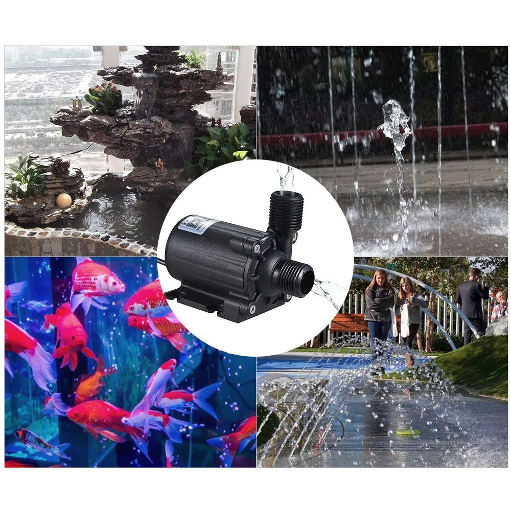 DC 12V водяные насосы для инженерных пластиковых домашних шахт орошения микро