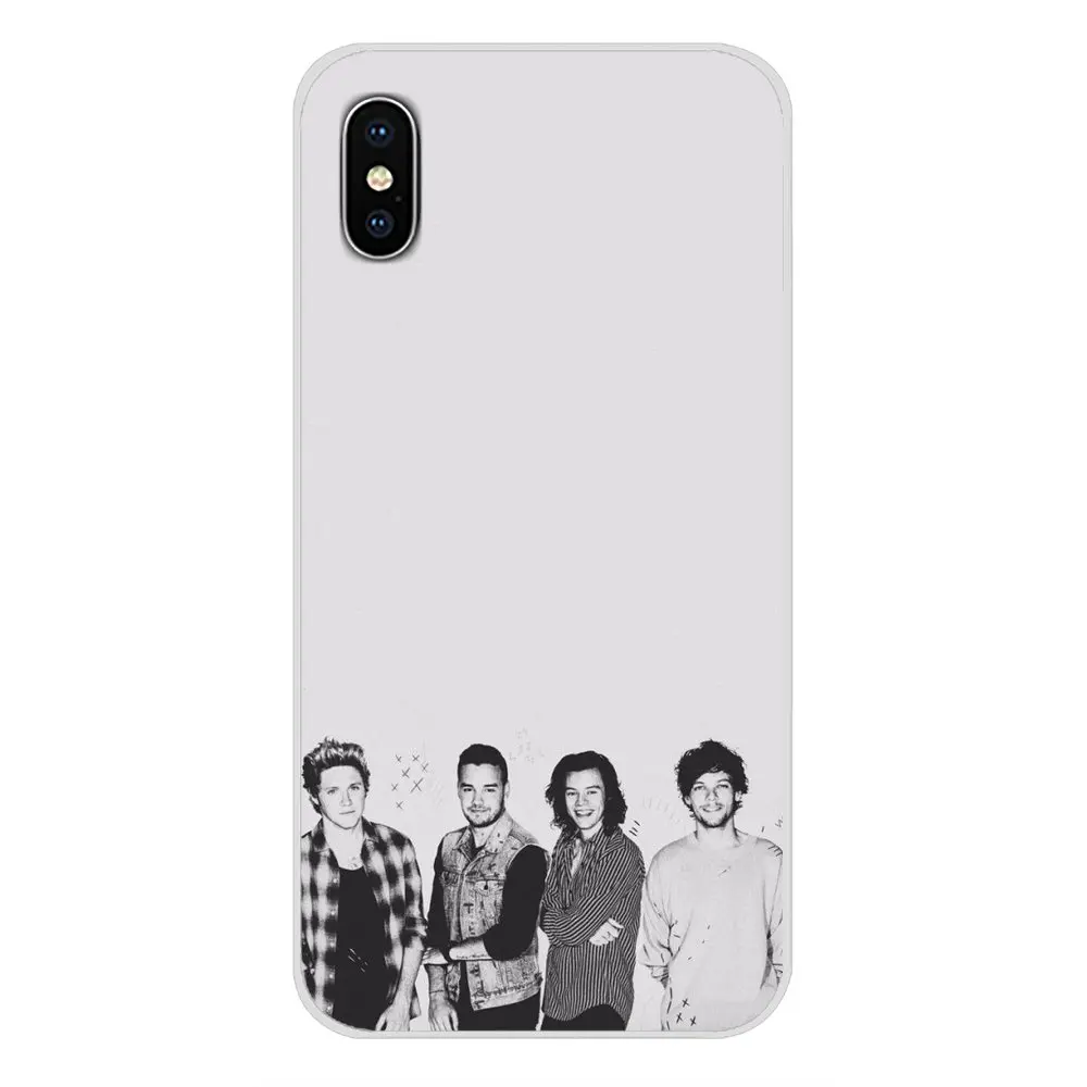 Аксессуары чехол для телефона Apple iPhone X XR XS MAX 4 4S 5 5S 5C SE 6 6S 7 8 Plus ipod touch One Direction Bands