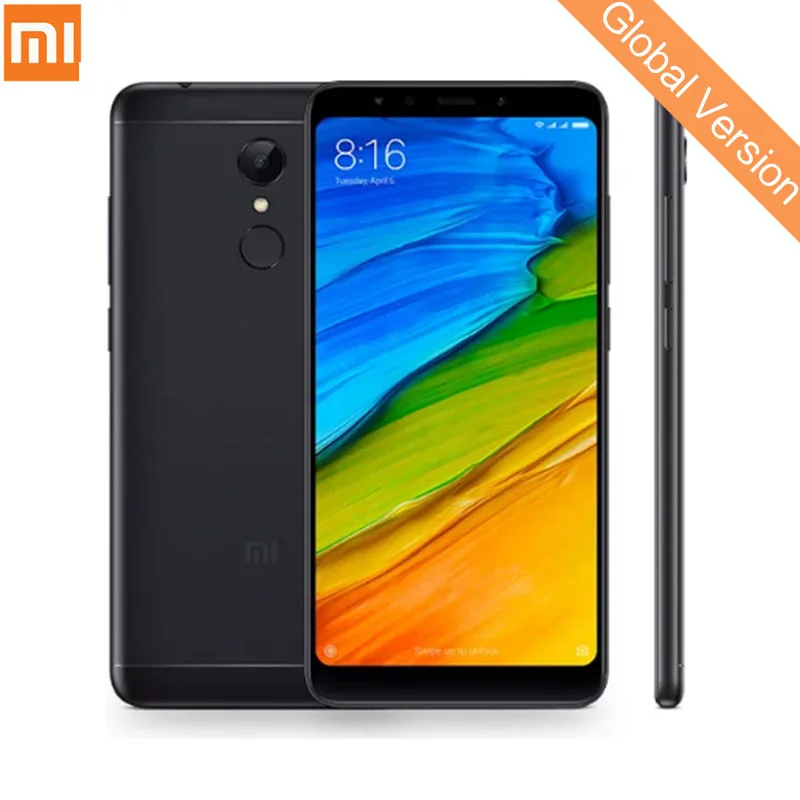 Глобальная версия Xiaomi Redmi 5 2 ГБ 16 7 &quotHD 18:9 полный Экран мобильный телефон Snapdragon 450