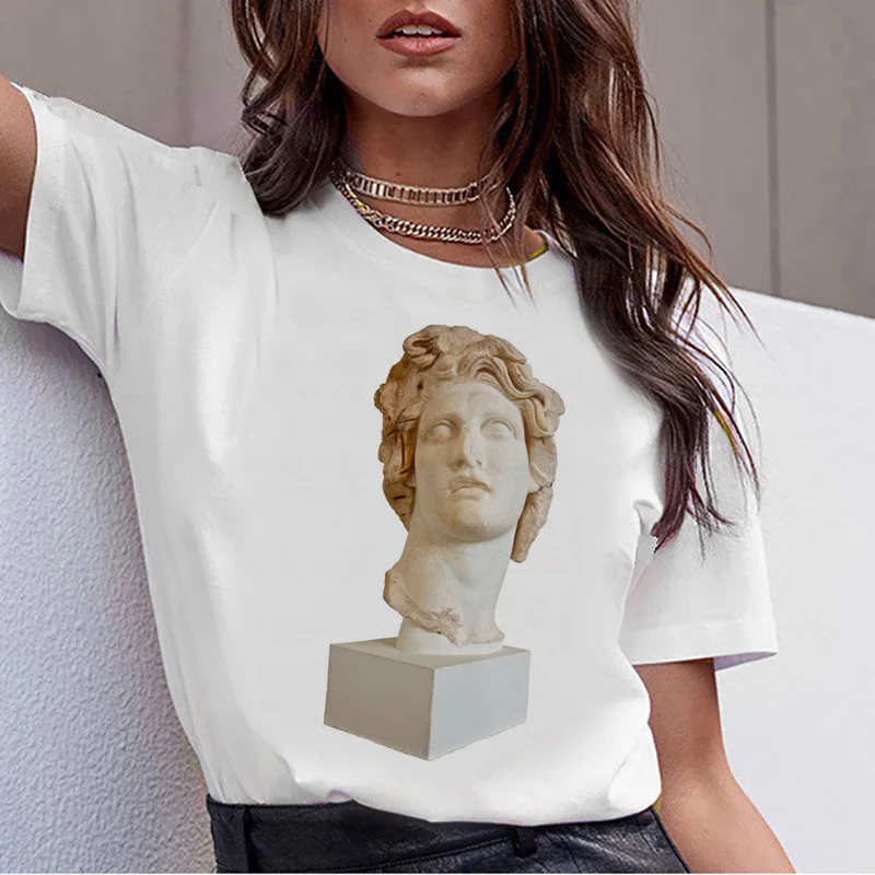 Эстетика vaporwave, футболка,, женская футболка, Женский Топ, футболка, футболка в стиле хип-хоп, Корейская, повседневная, летняя, 90 s, графический, harajuku