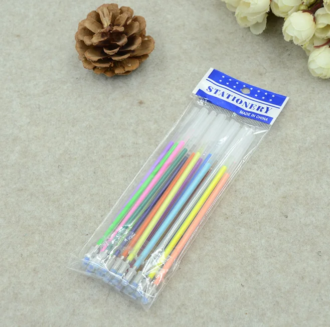 1Pack/set 12 24 36 48 Colors Flash Ballpoint Gel Pen Highlighters Refill Color Full Shinning Refills Painting BallPoint | Канцтовары для
