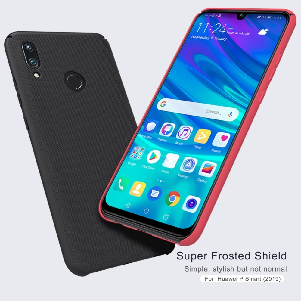 Huawei P Smart чехол Nillkin супер матовый защитный жесткий чехол для телефона для huawei P Smart Nilkin матовый чехол