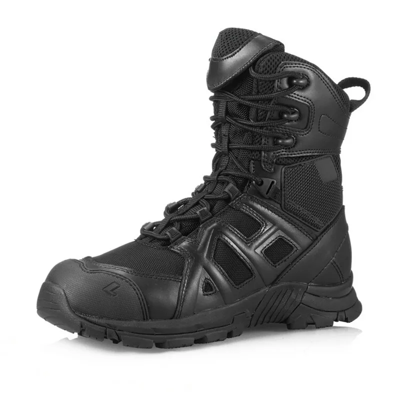 Tactical Boots Men Outdoor Mountaineering Desert Military Shoes  Non-Slip Wear-resistant Breathable Sneakers 1000D Nylon Cloth