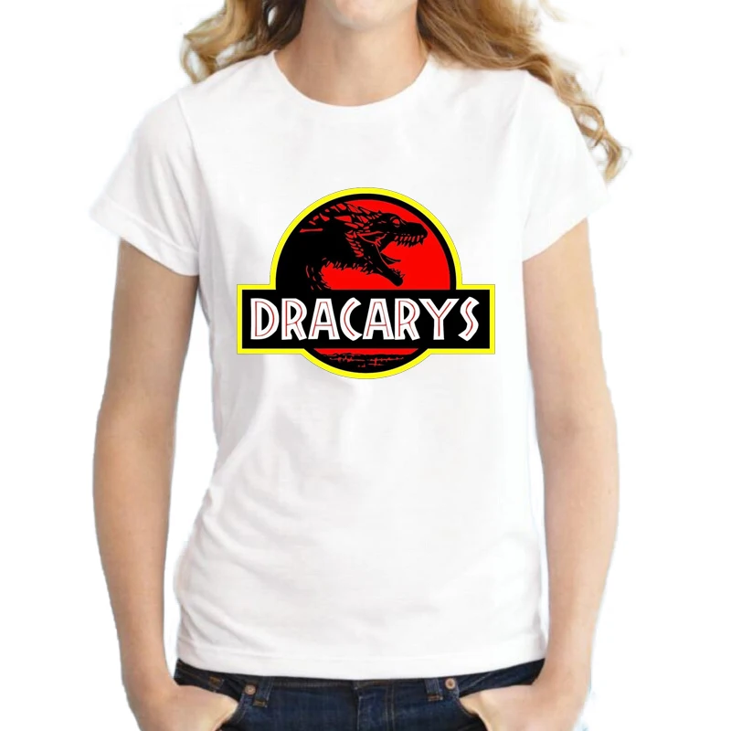 Dracarys для женщин Футболка мать дракона Harajuku camisetas vogue летние футболки игры Daenerys femme