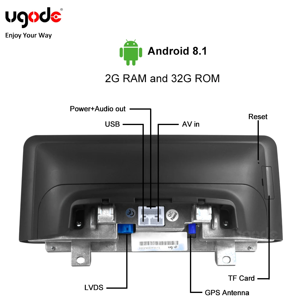 Ugode PX6 автомобильный мультимедийный плеер 10 25 &quotIPS экран Android 9 0 для BMW 3 серии F30 M3 4