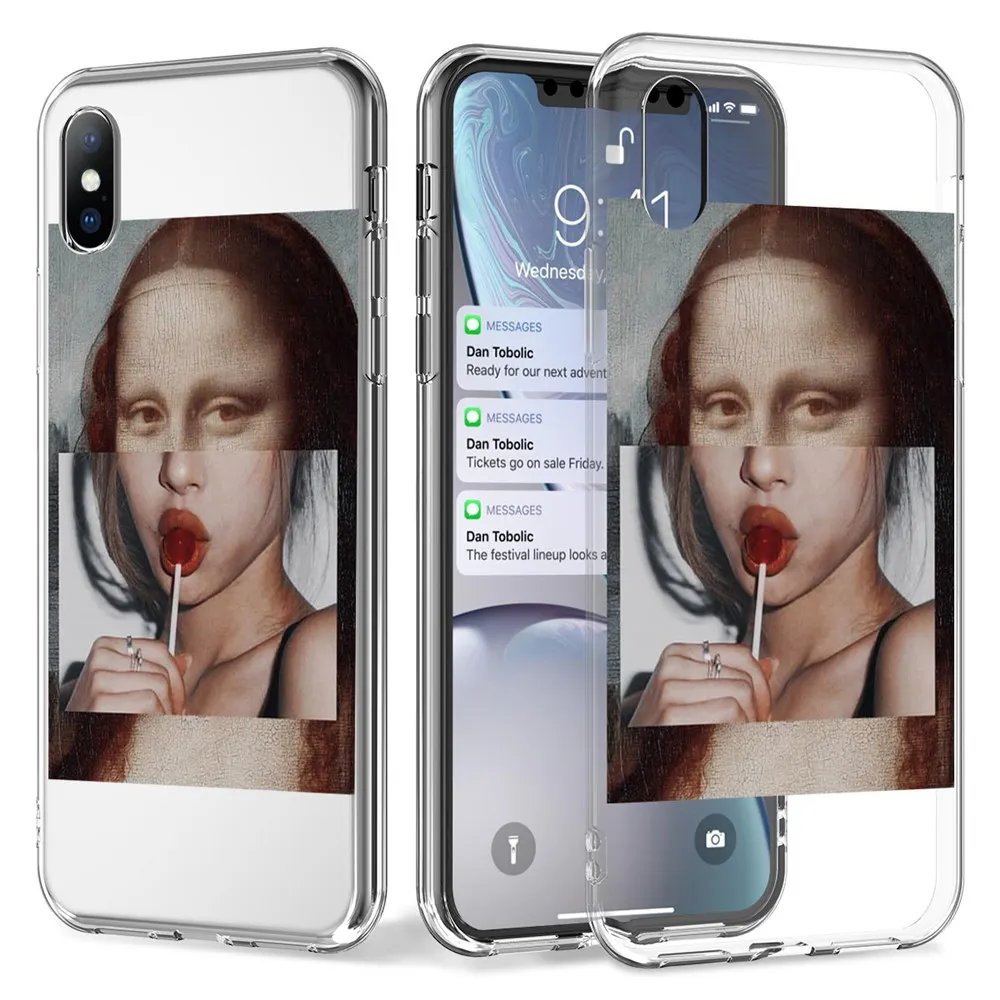 Чехол для телефона Ottwn с забавными рисунками для iPhone 11X7 8 6 6S Plus XR XS 11 Pro Max 5 5S SE с абстрактными буквами, прозрачный мягкий чехол из ТПУ