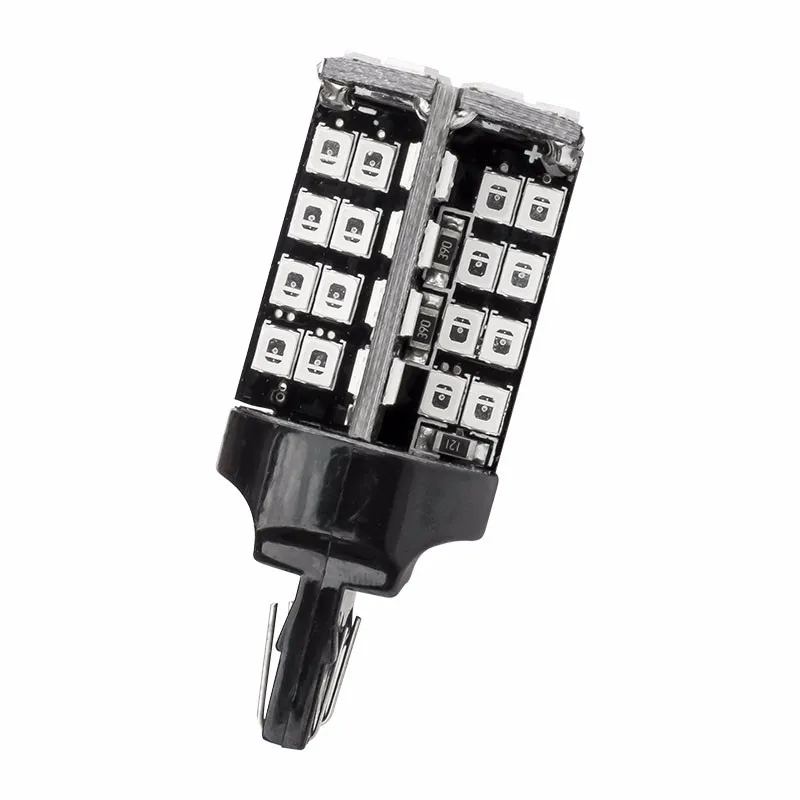2 шт. T20 7443 W21/5 W супер яркий 79 SMD 2835 светодиодный авто светильник стоп-сигнала 21/5W Автомобильные поворотники лампы белого цвета-красный, желтый, 12V 2X