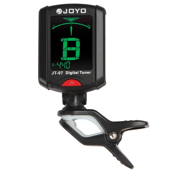 

Цифровой гитарный тюнер JOYO JMT-07 с ЖК-экраном, вращающийся на 360 градусов для хроматического/гитары/баса/скрипки/Укулеле