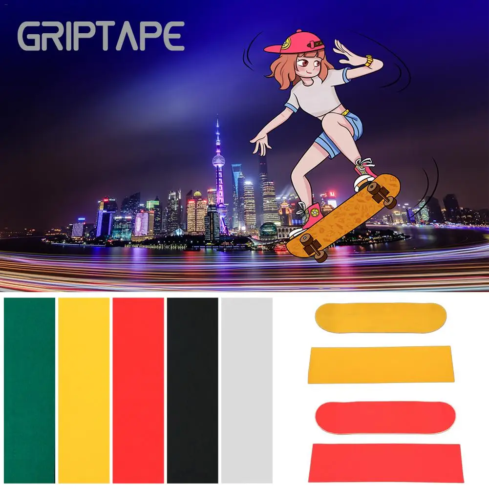 84*23 см износостойкий утолщение скейтборд 4 колеса наждачная бумага Griptape большая - Фото №1