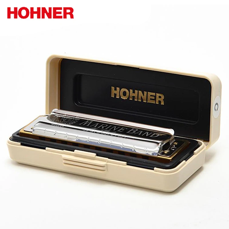 Классическая гармоника Hohner Marine Band 1896 10 отверстий 20 тонов диатонический ротовой