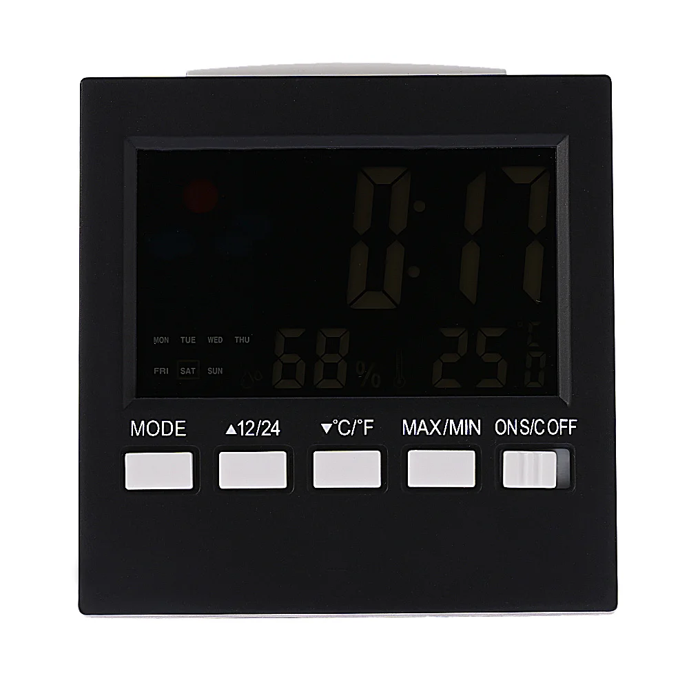 Цифровой термометр гигрометр с цветным ЖК дисплеем|thermometer hygrometer temperature|digital thermometer