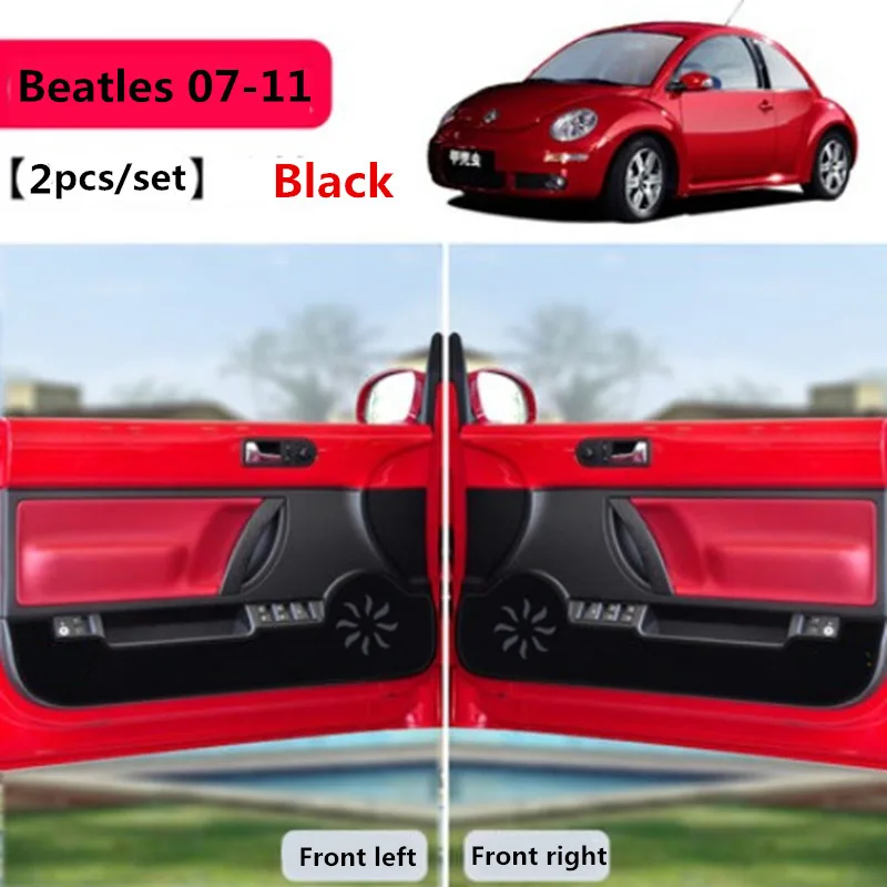 TAIJS Анти Удар двери автомобиля коврик для Volkswagen Beetle 2007 2011 2 шт./компл. Авто грязный