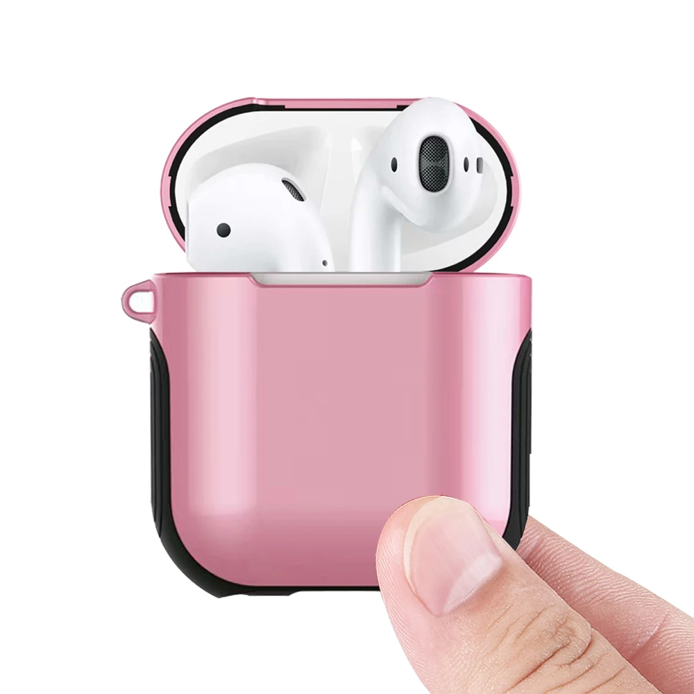 Ascromy True Wireless Earphone Case Charging Box For Apple Airpods Skin Air pods Bluetooth Headphone Pouch Protector Accessories |