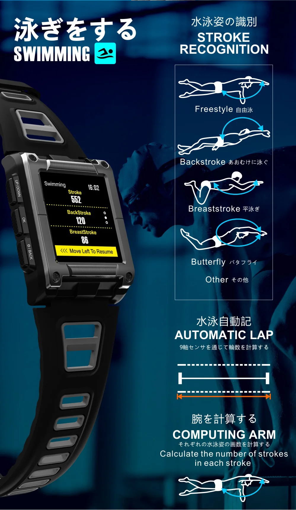 Международная версия Makibes G08 gps Bluetooth smart watch IP68 Водонепроницаемый сердечного ритма smart watch es мужские Мульти-Спорт