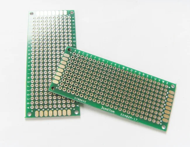 Бесплатная доставка 50 шт./лот 3x7 см двухсторонний медный Прототип PCB