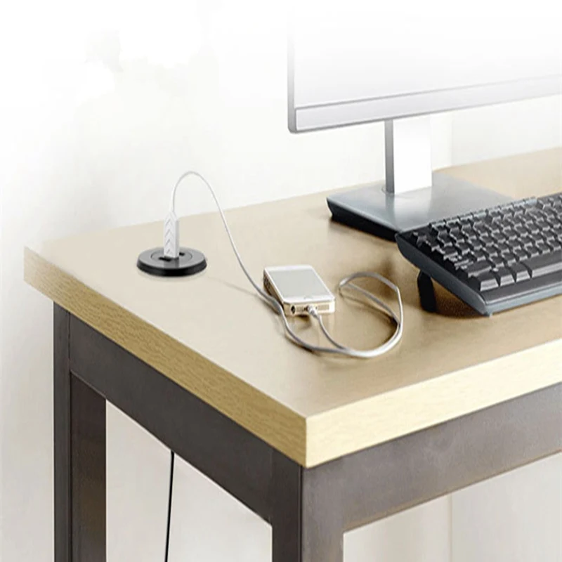 Bakeey 3 USB 5V 3.1A настольное зарядное устройство с отверстием и люверсами с европейской вилкой для быстрой зарядки для samsung Xiaomi для iPhone, белый, черный