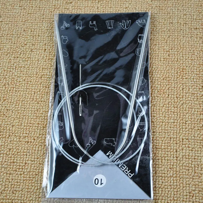 11 шт. круговые спицы из нержавеющей стали 6 16 дюймов 80 см|stainless steel sewing needles|steel circular