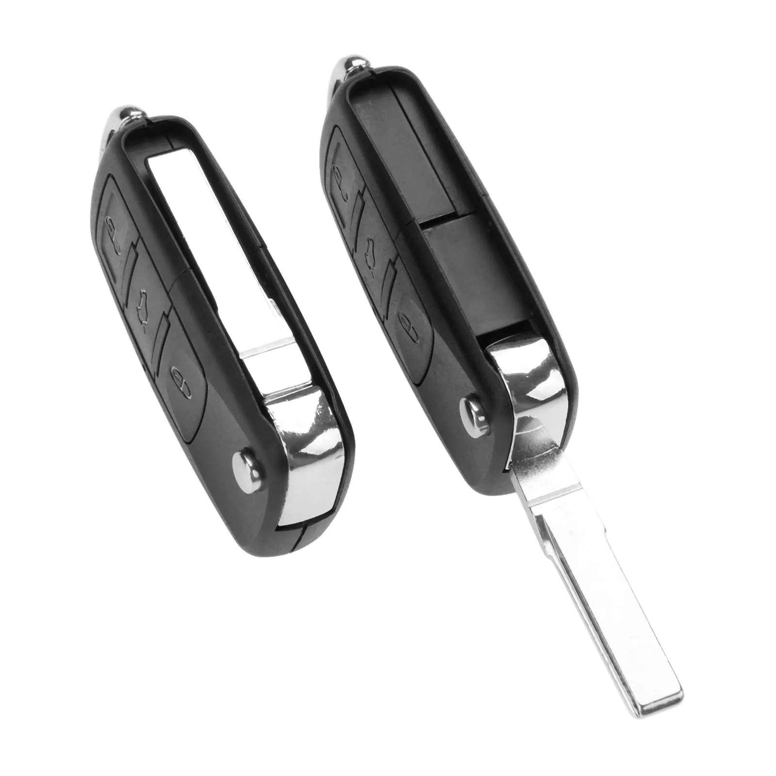 3 кнопки дистанционного ключа автомобиля 1J0959753AH для VW Volkswagen Passat BORA POLO GOLF Beetle Skoda Fabia 434 МГц ID48 чип HU66 лезвие