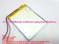 best battery brand size 427590 3 7v 4200mah lithium polymer battery with protection board for tablet pcs pda digital products fr