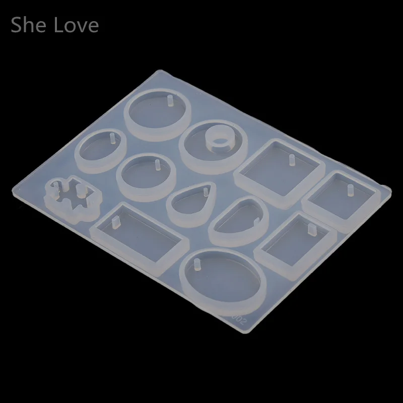 Она любит 12 вариантов дизайна силиконовая форма для кабошонов Цепочки и ожерелья