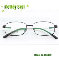 men full rim spectacles light memory titanium eye glasses simple stylish optical frames bsx859 can do prescription lens eyeglass